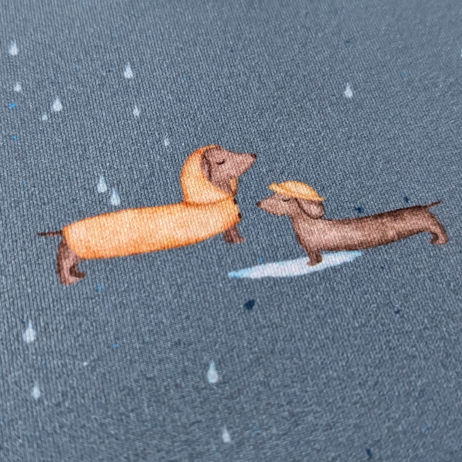 French Terry Patschedackel blau