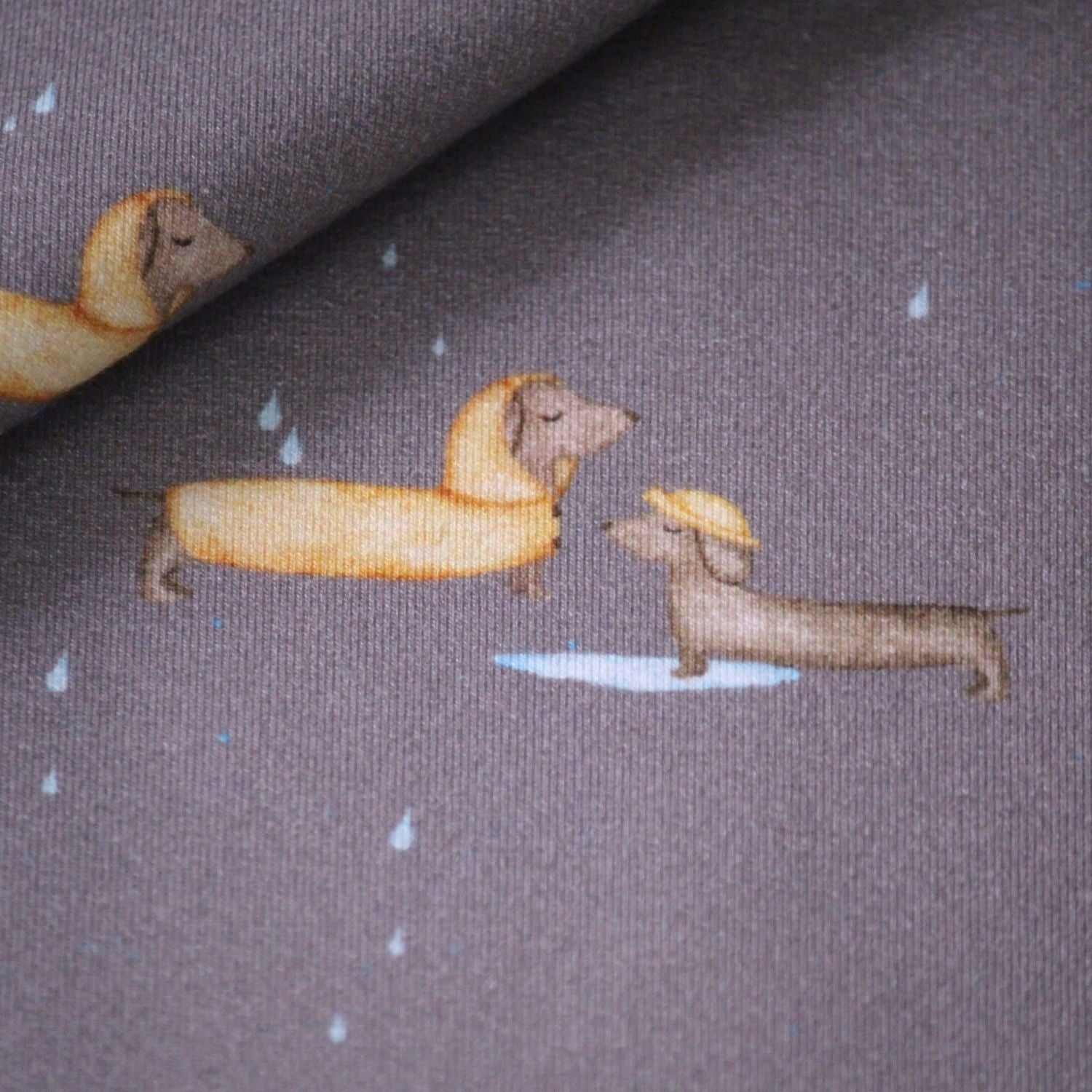 French Terry Patschedackel mauve