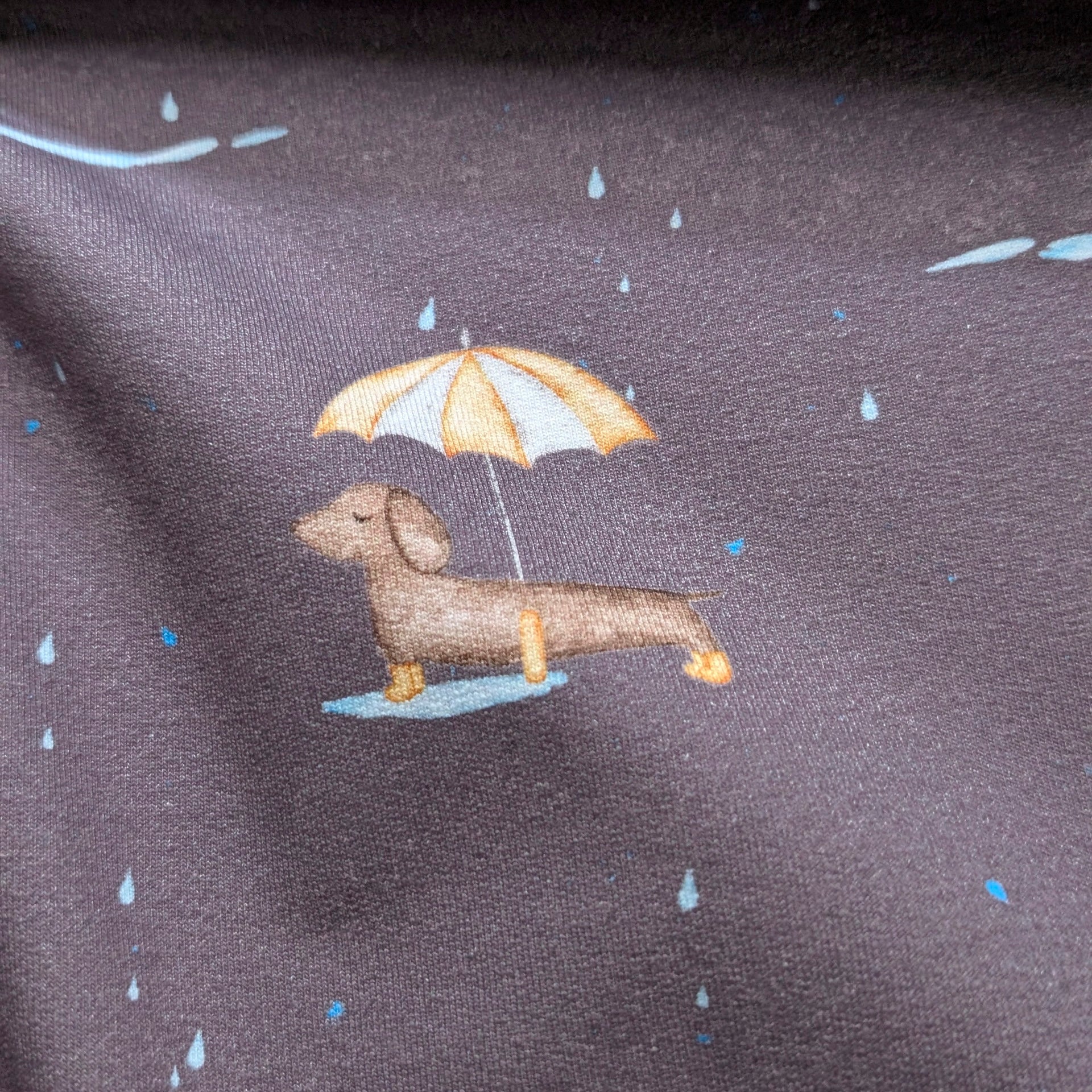 French Terry Patschedackel mauve