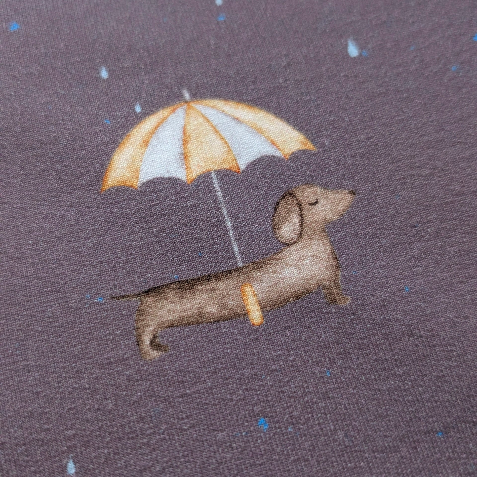 French Terry Patschedackel mauve