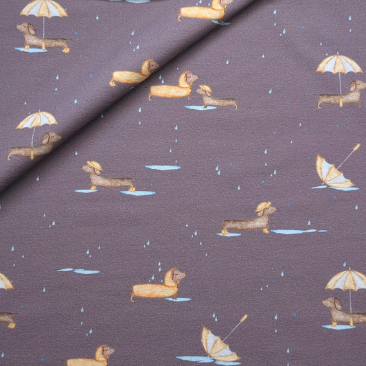 French Terry Patschedackel mauve