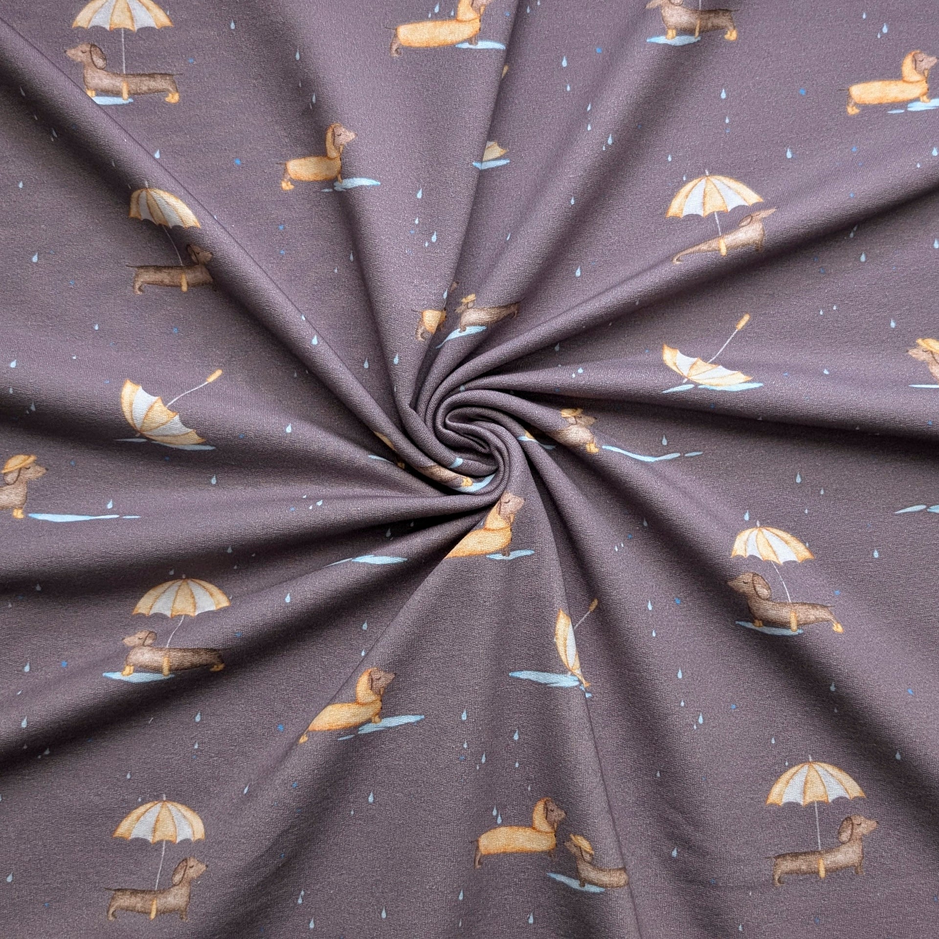 French Terry Patschedackel mauve