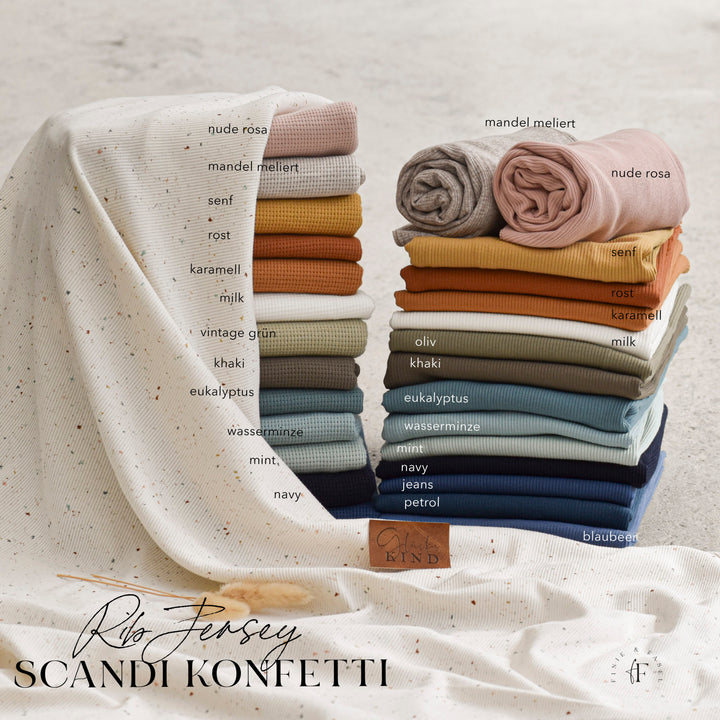 Rib Jersey Scandi Konfetti