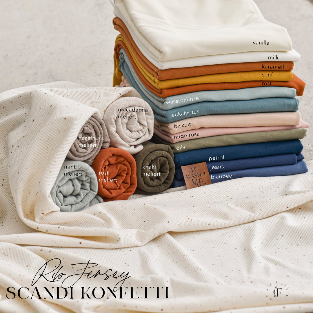 Rib Jersey Scandi Konfetti