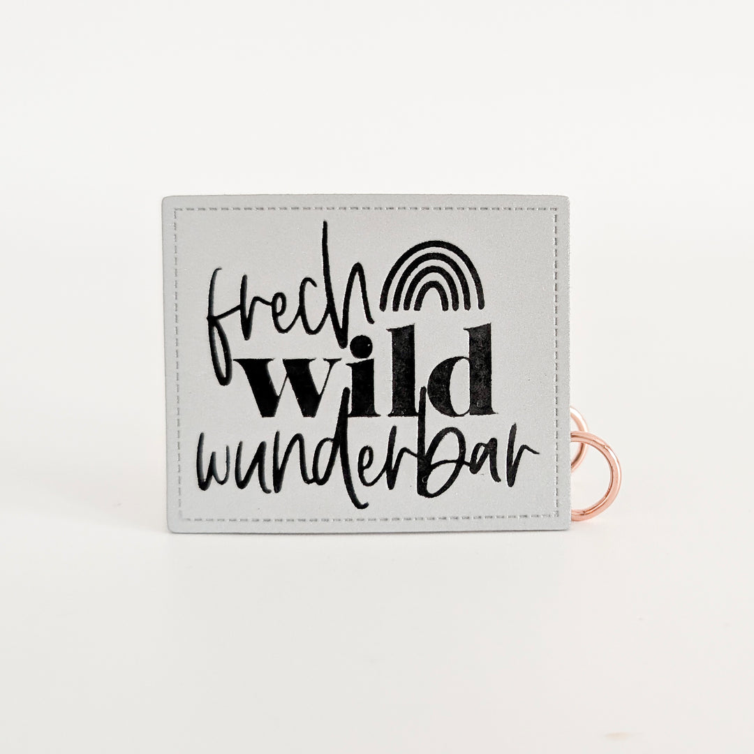 Reflektorlabel "Frech wild wunderbar"