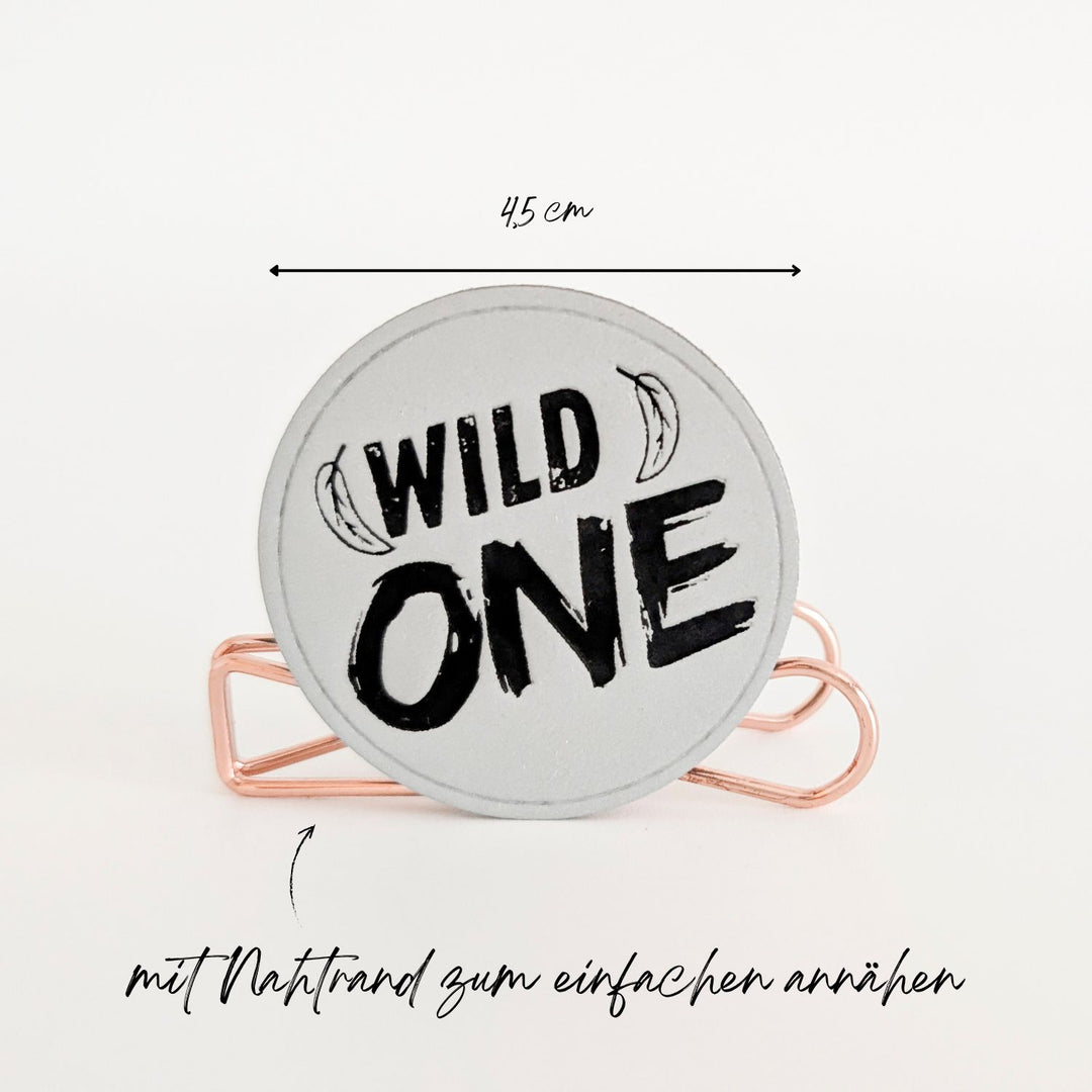 Reflektorlabel "wild one"