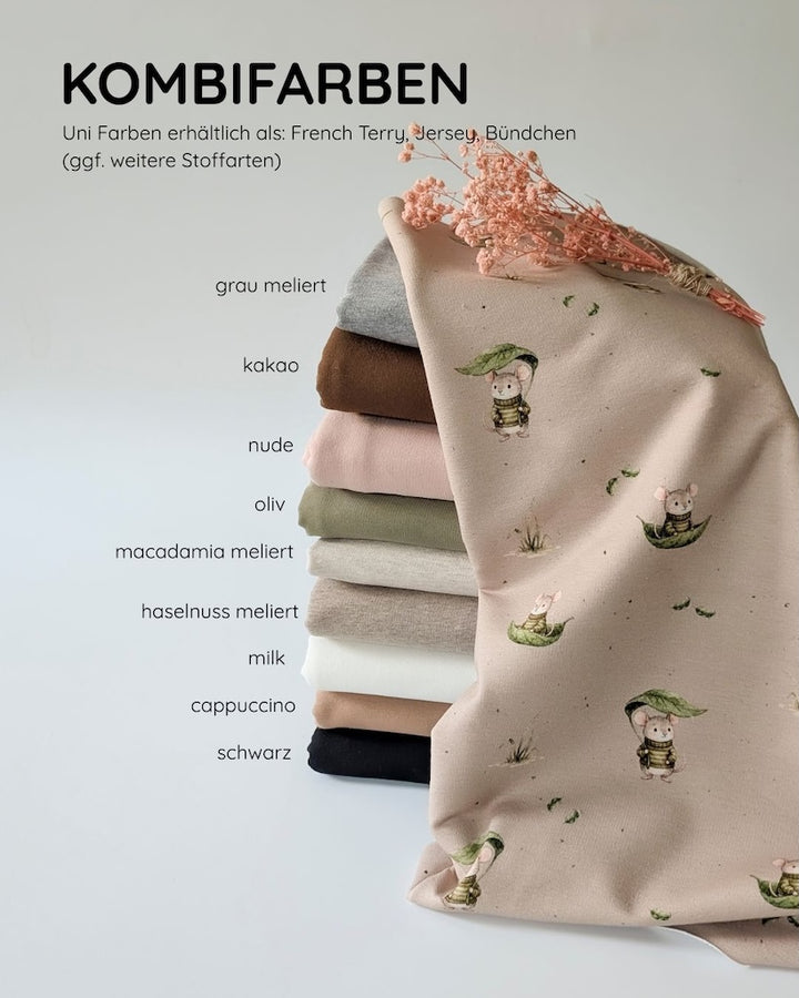 Vorbestellung French Terry Mausbootfahrt (sand)