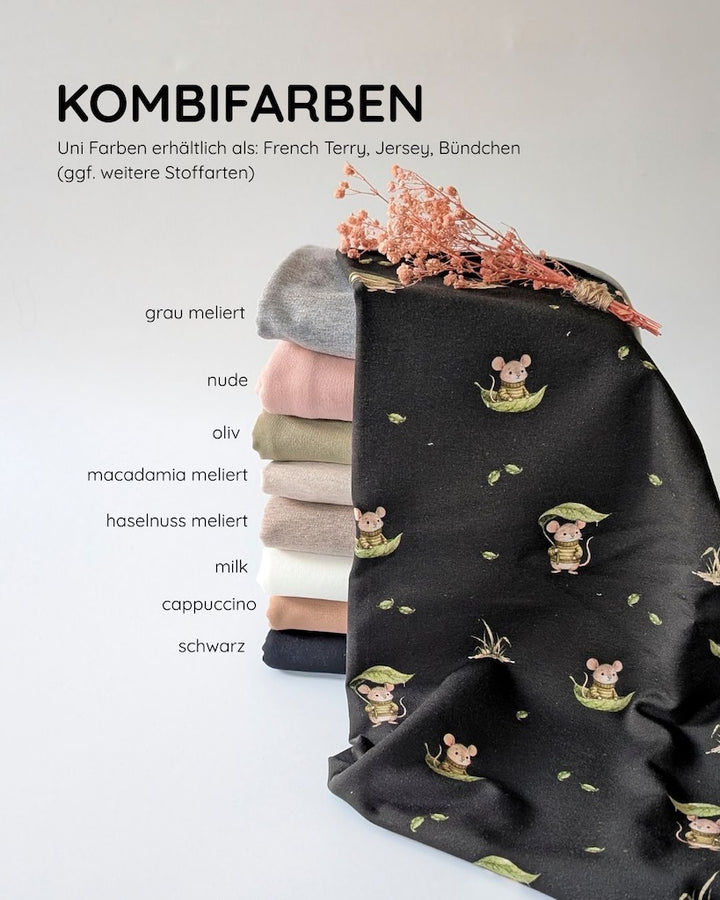 Vorbestellung French Terry Mausbootfahrt (anthrazit)
