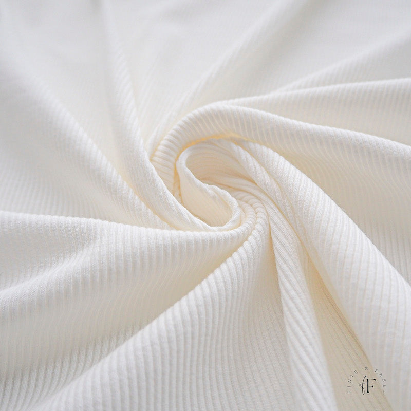 Rib Jersey Milk (Farbe 001)