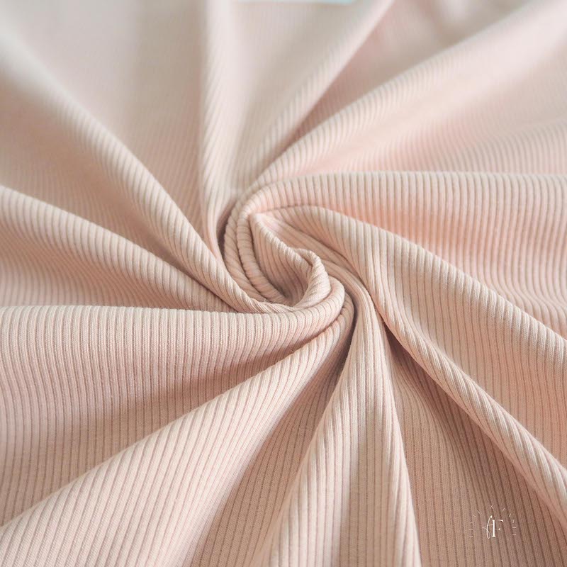 Rib Jersey Nude Rosa (Farbe 014)