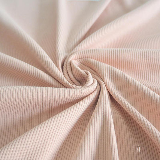 Rib Jersey Nude Rosa (Farbe 014)
