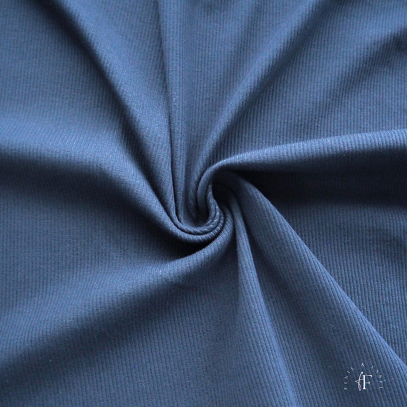 Rib Jersey Blaubeere (Farbe 023)