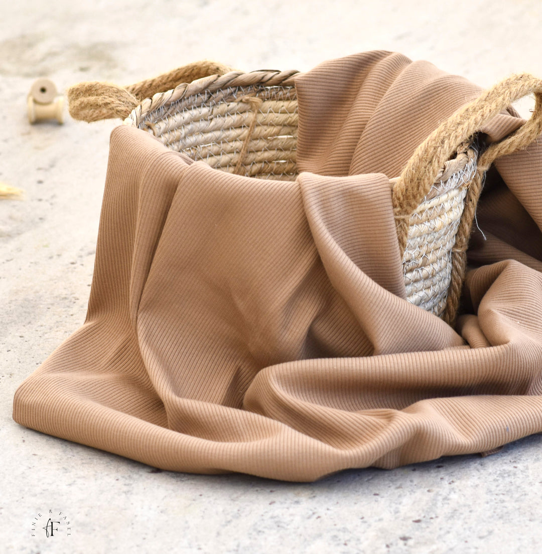 Rib Jersey Cappuccino (Farbe 009)