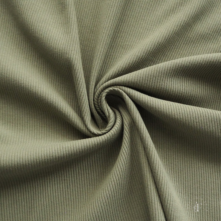 Rib Jersey Oliv (Farbe 032)