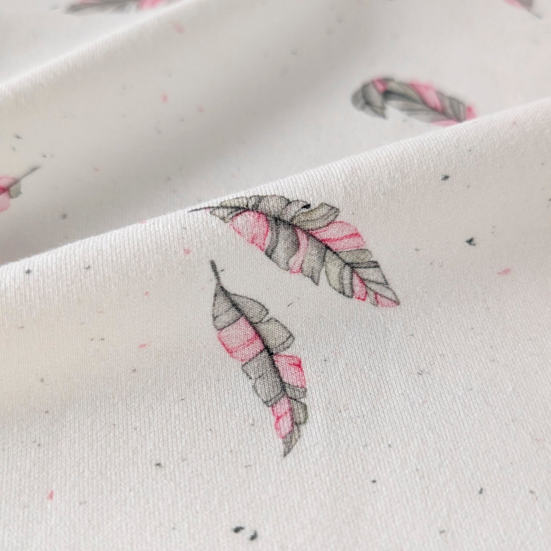 French Terry Safari Blätter