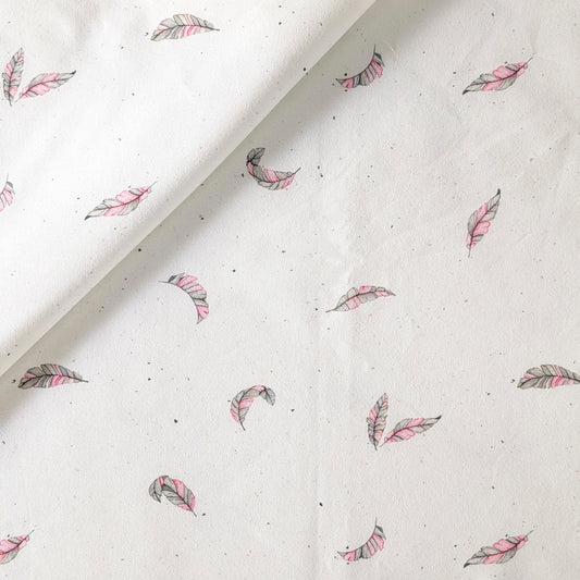 French Terry Safari Blätter