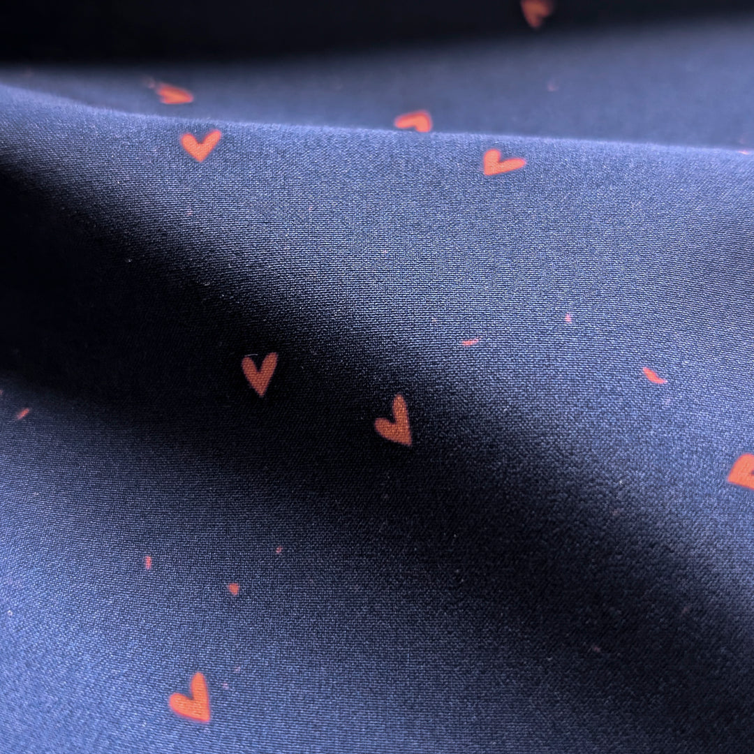 Vorbestellung Softshell Wild Hearts navy coral