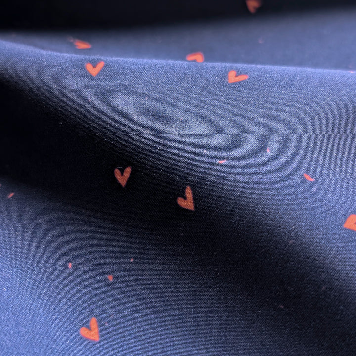 Vorbestellung Softshell Wild Hearts navy coral