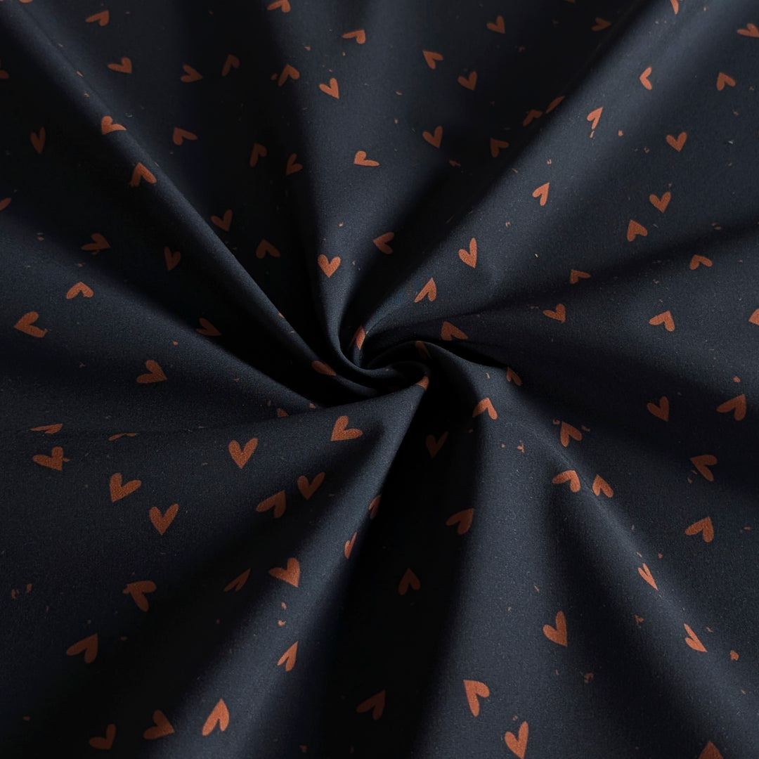 Vorbestellung Softshell Herzrauschen zimt blau
