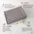 Bild in Galerie-Betrachter laden, Vorbestellung Softshell Konfetti Stripes taupe
