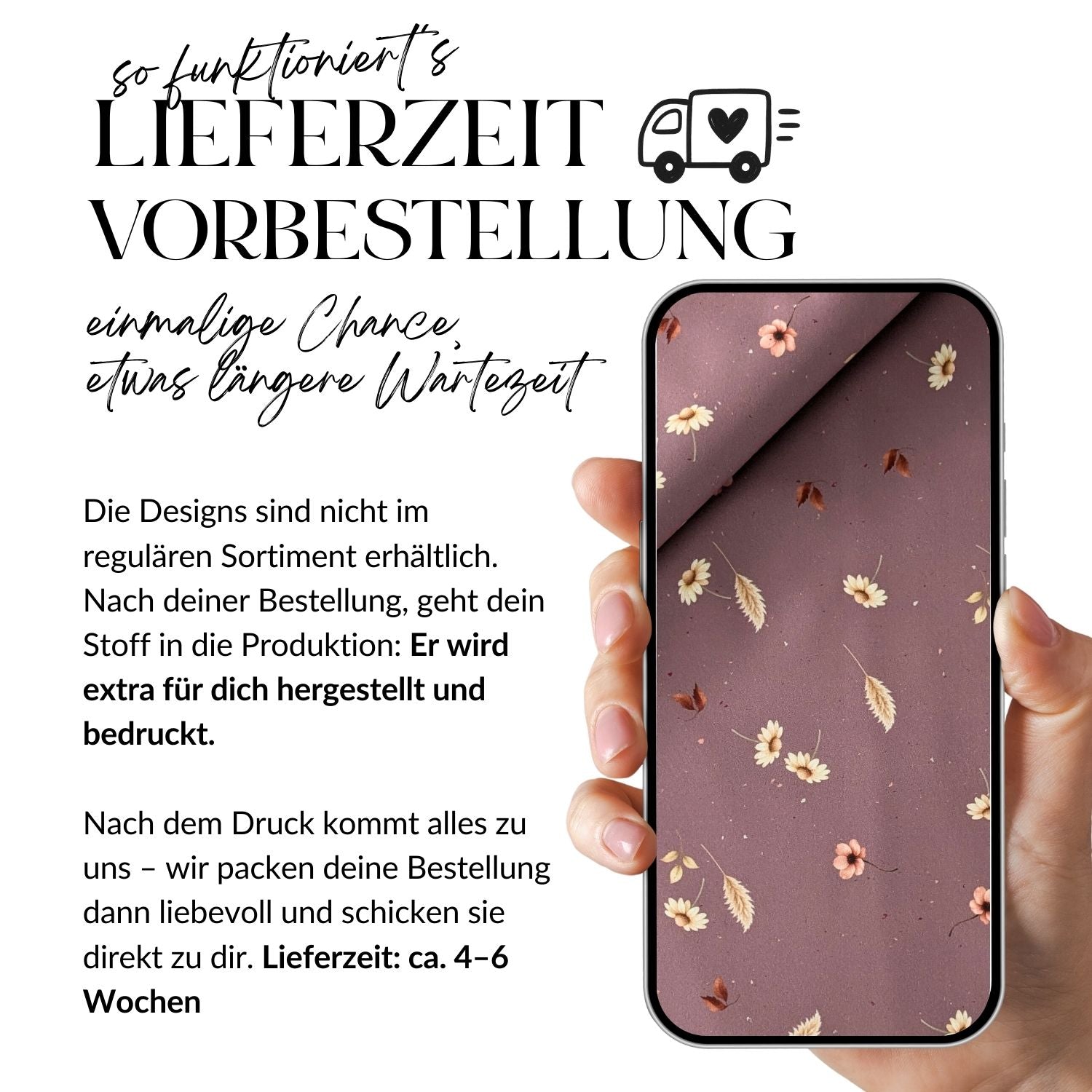Vorbestellung Softshell Herbstblumen