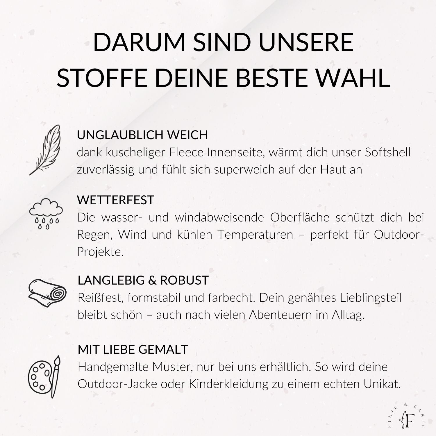 Vorbestellung Softshell Rose Konfetti