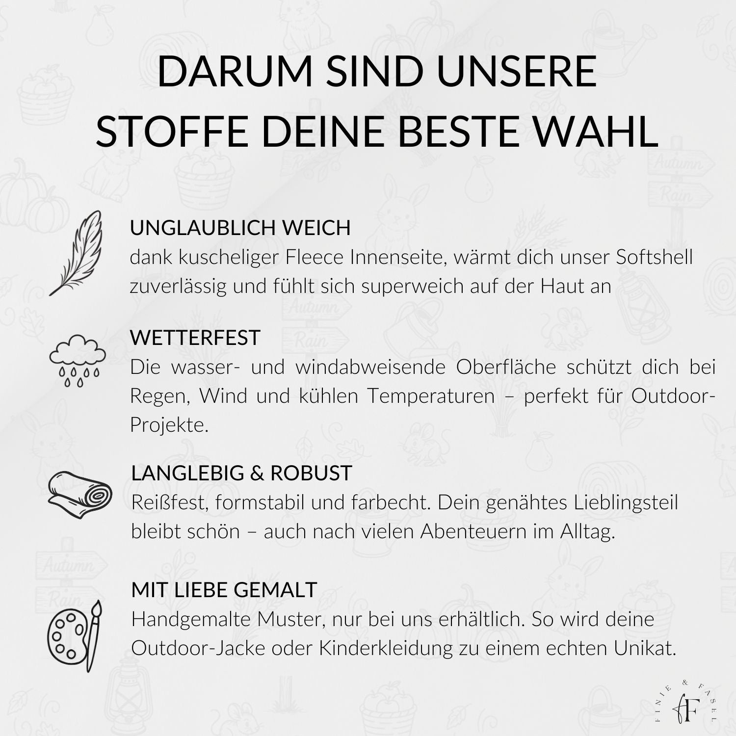 Vorbestellung Softshell Herbstliebe taupe