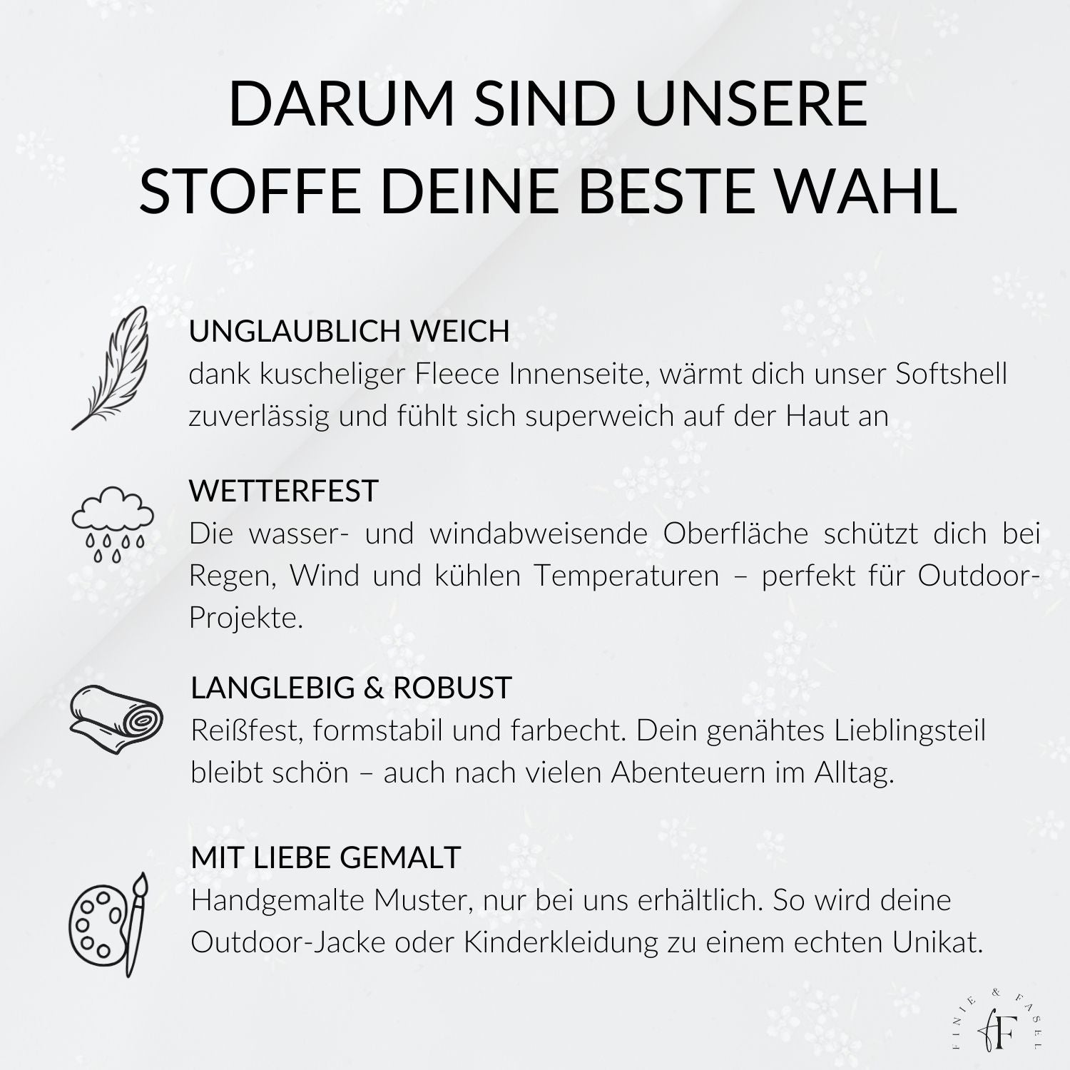 Vorbestellung Softshell Vergissmeinnicht