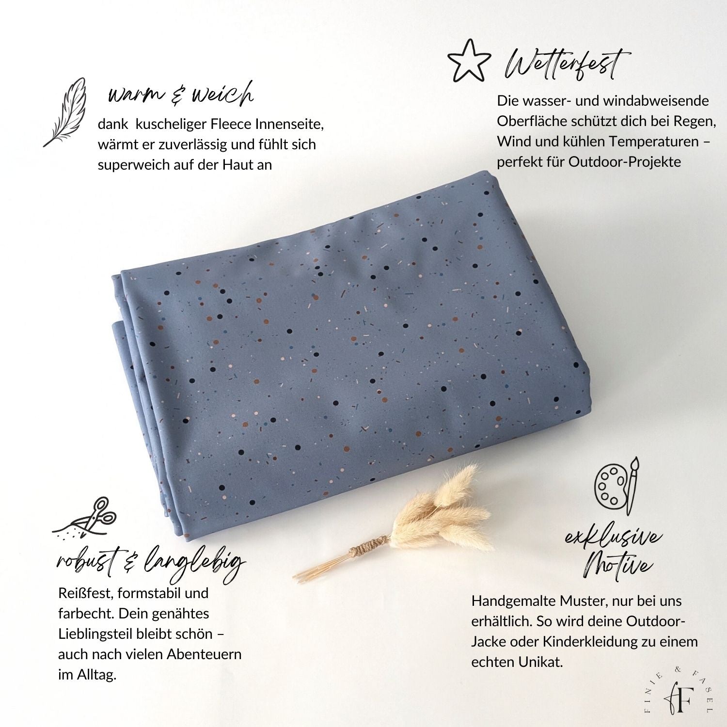 Vorbestellung Softshell Blue Dots