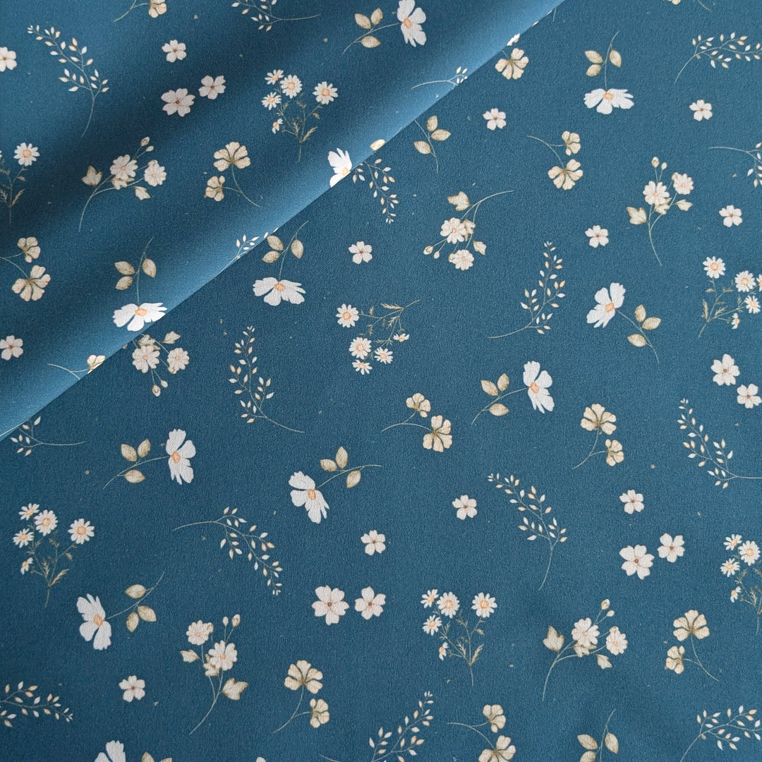 Vorbestellung Softshell Wiesenblumen blau