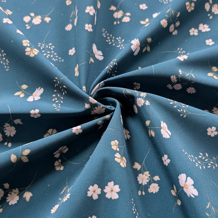 Vorbestellung Softshell Wiesenblumen blau