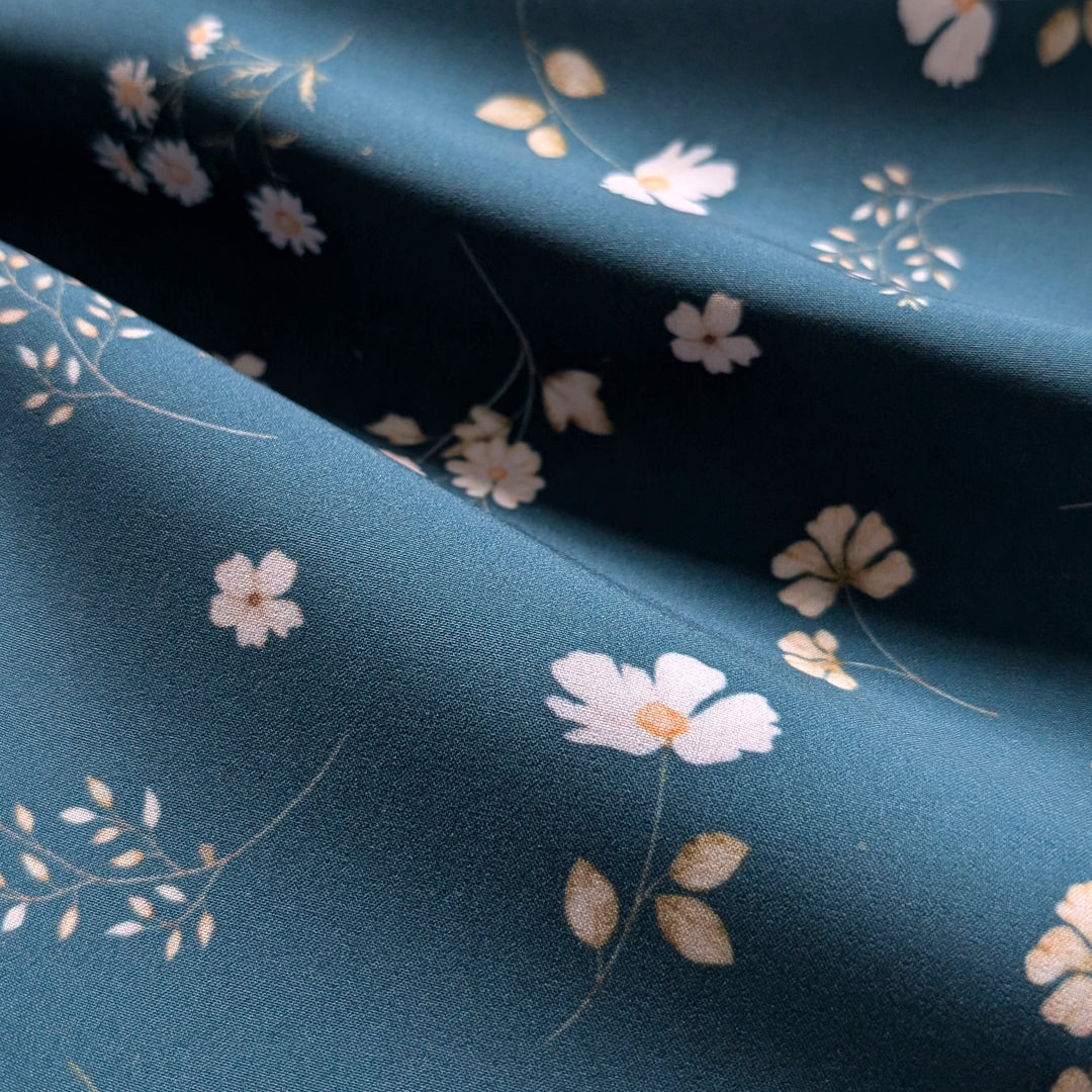 Vorbestellung Softshell Wiesenblumen blau