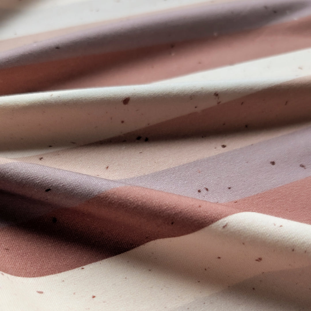 Jersey Statement Stripes mocca mousse