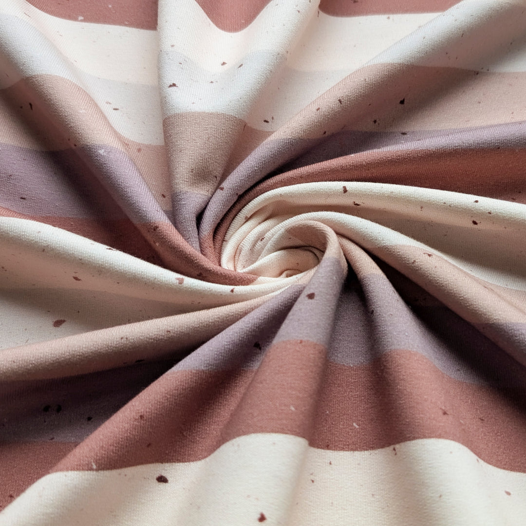 Jersey Statement Stripes mocca mousse