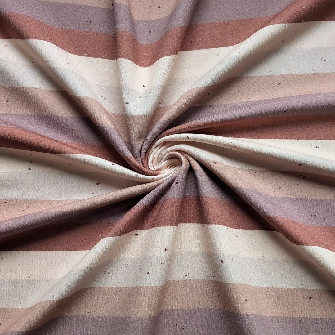 Jersey Statement Stripes mocca mousse