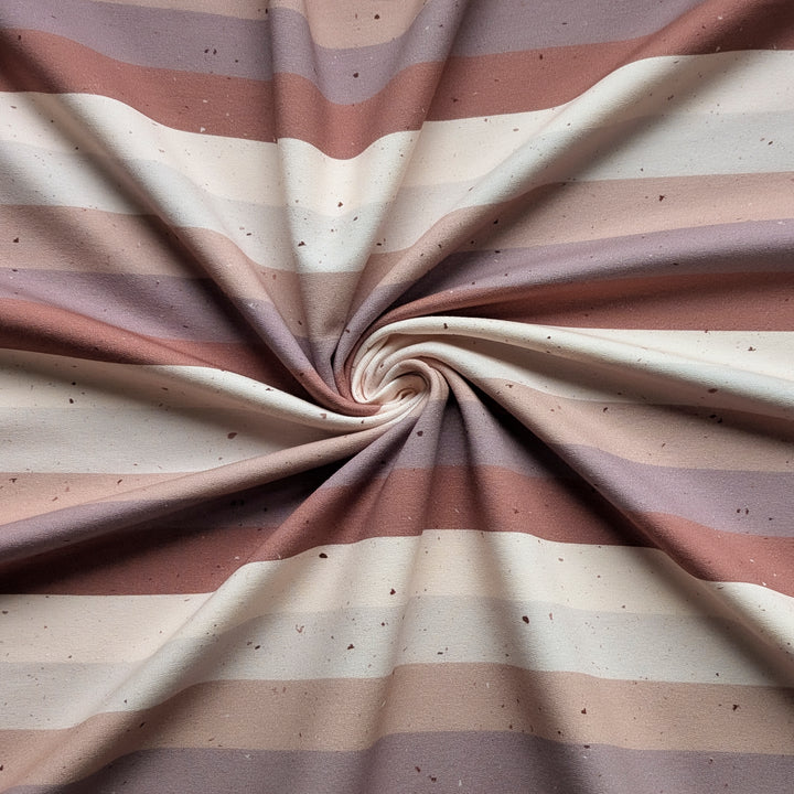 Jersey Statement Stripes mocca mousse