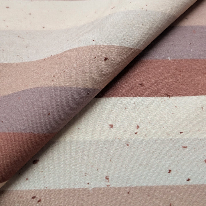 Jersey Statement Stripes mocca mousse
