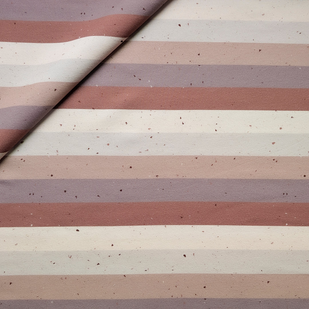 Jersey Statement Stripes mocca mousse