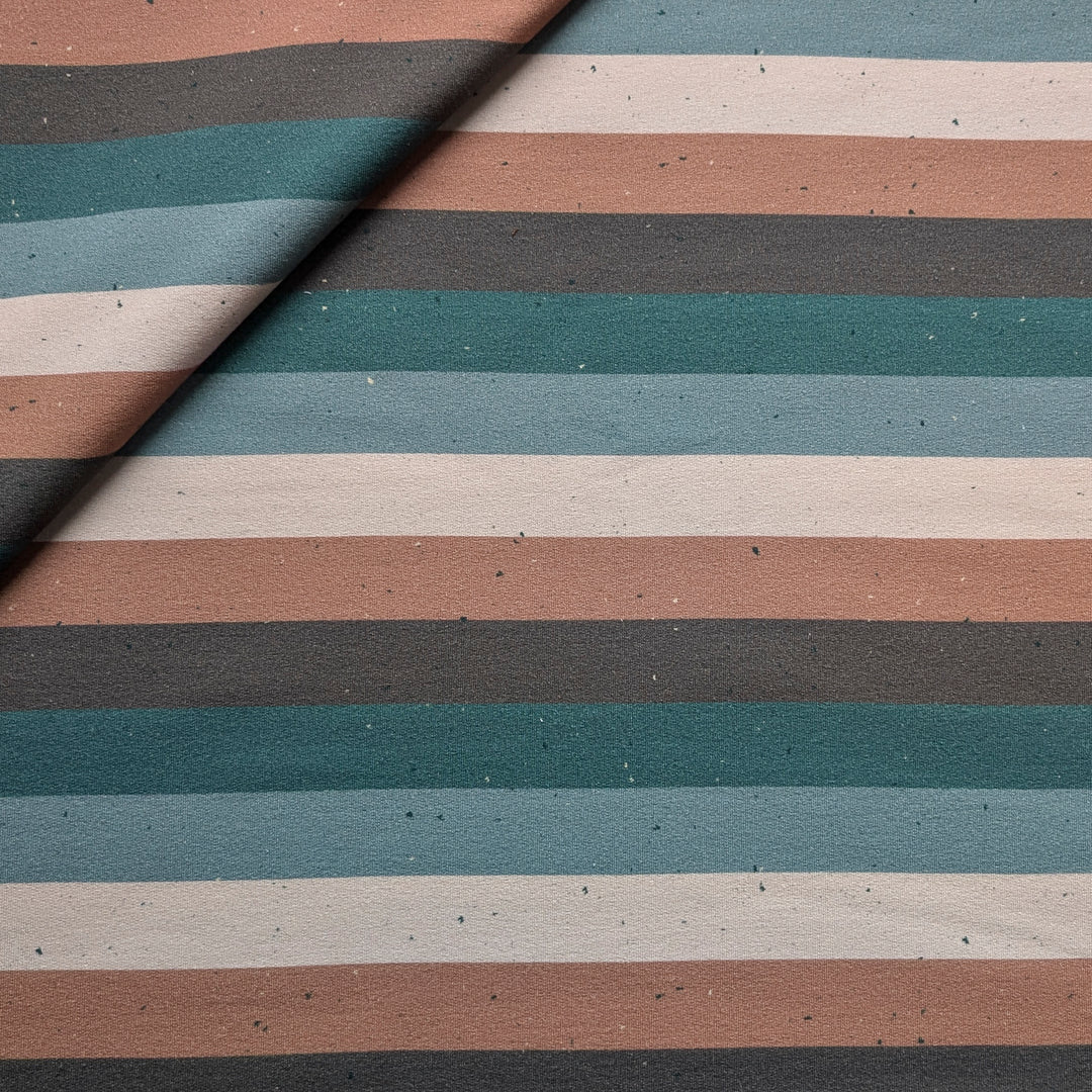 French Terry Statement Stripes natural