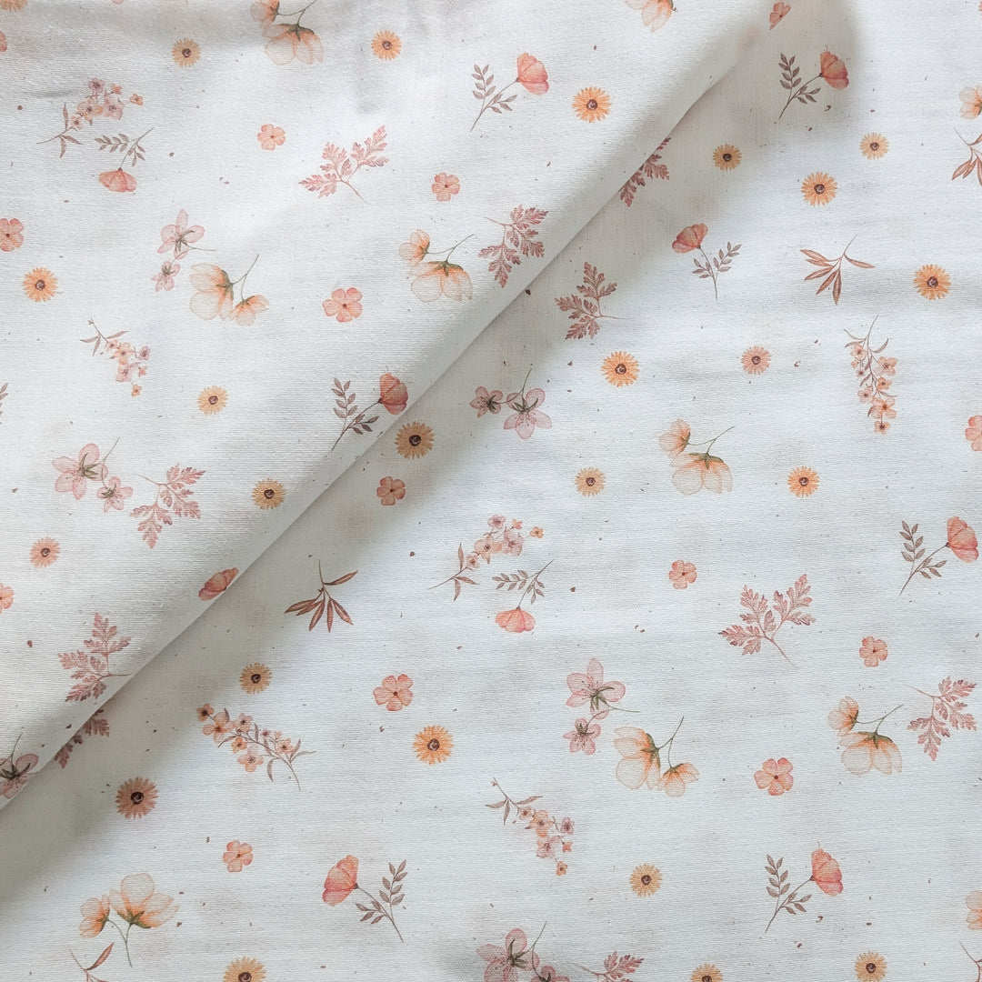 Musselin (glatt) Apricot Blossom creme 1m