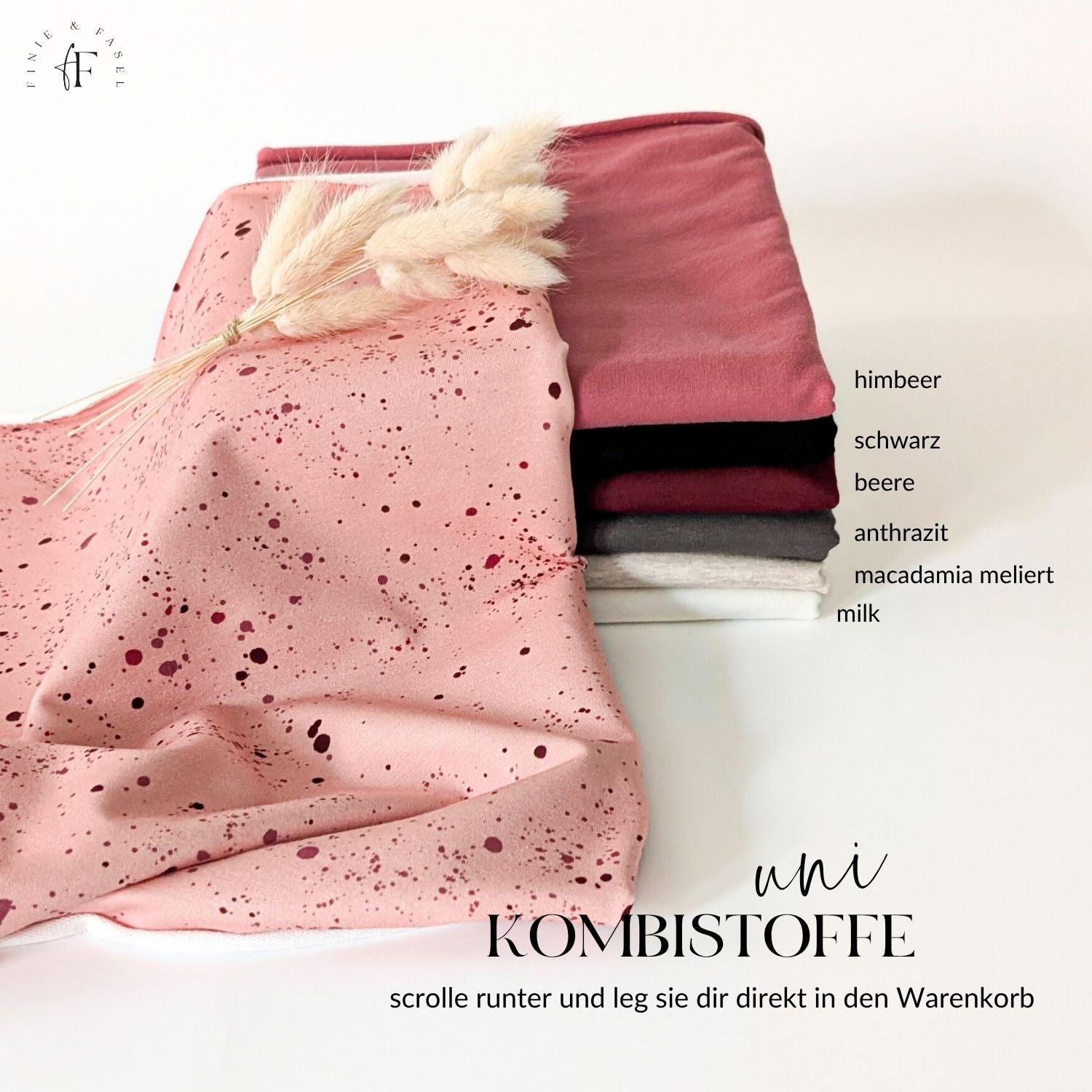 French Terry Berry Splash