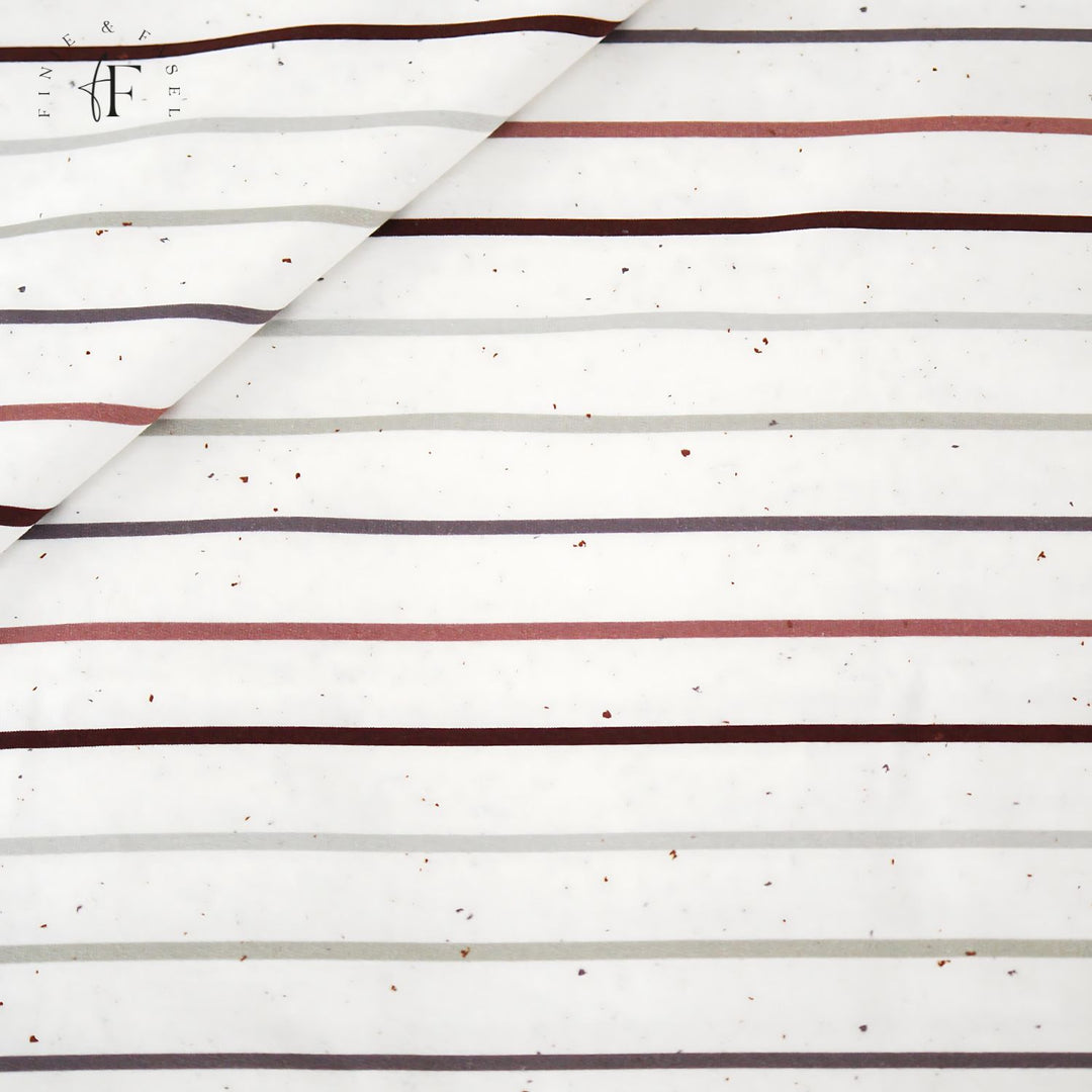French Terry Konfetti Stripes nature 0,44m