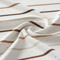 Bild in Galerie-Betrachter laden, Vorbestellung French Terry Konfetti Stripes Coffee
