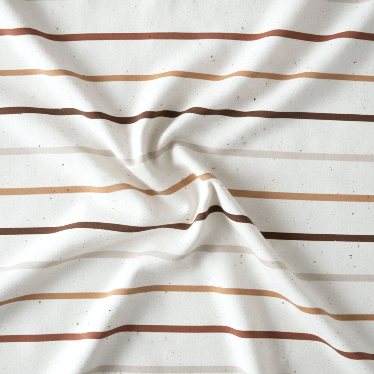 Vorbestellung French Terry Konfetti Stripes Coffee