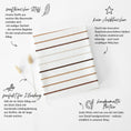 Bild in Galerie-Betrachter laden, Vorbestellung French Terry Konfetti Stripes Coffee
