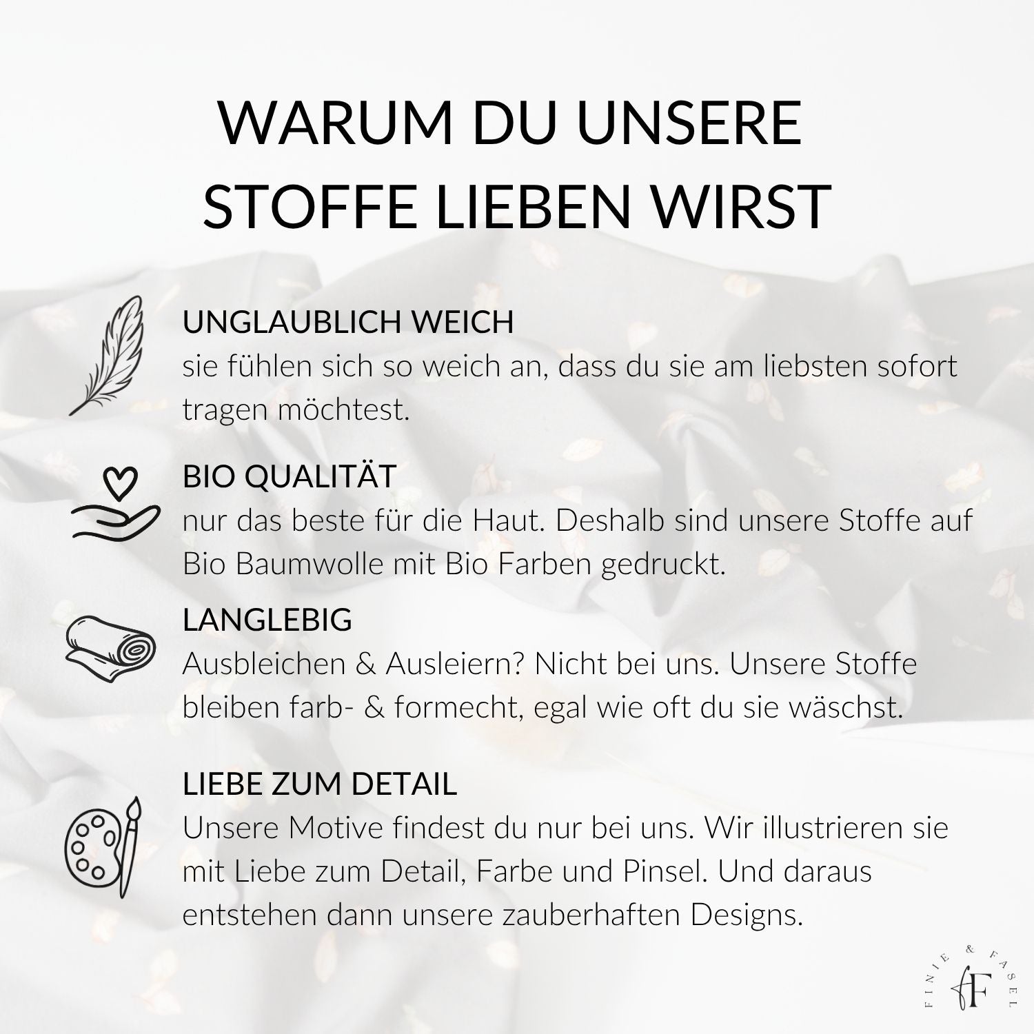 Vorbestellung French Terry Blätterzauber (dunkelgrau)