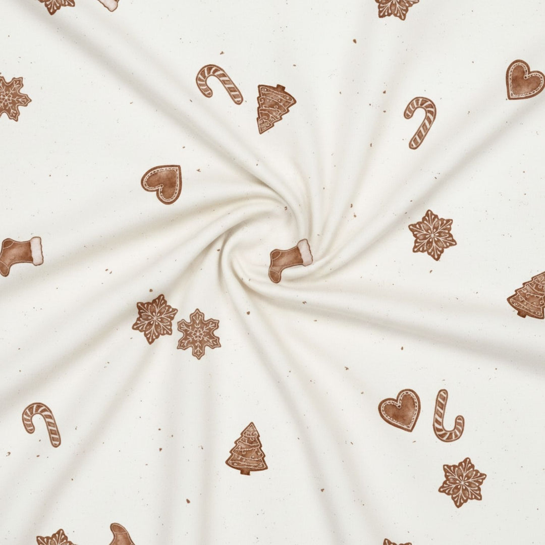 French Terry Lebkuchen creme 0,28m