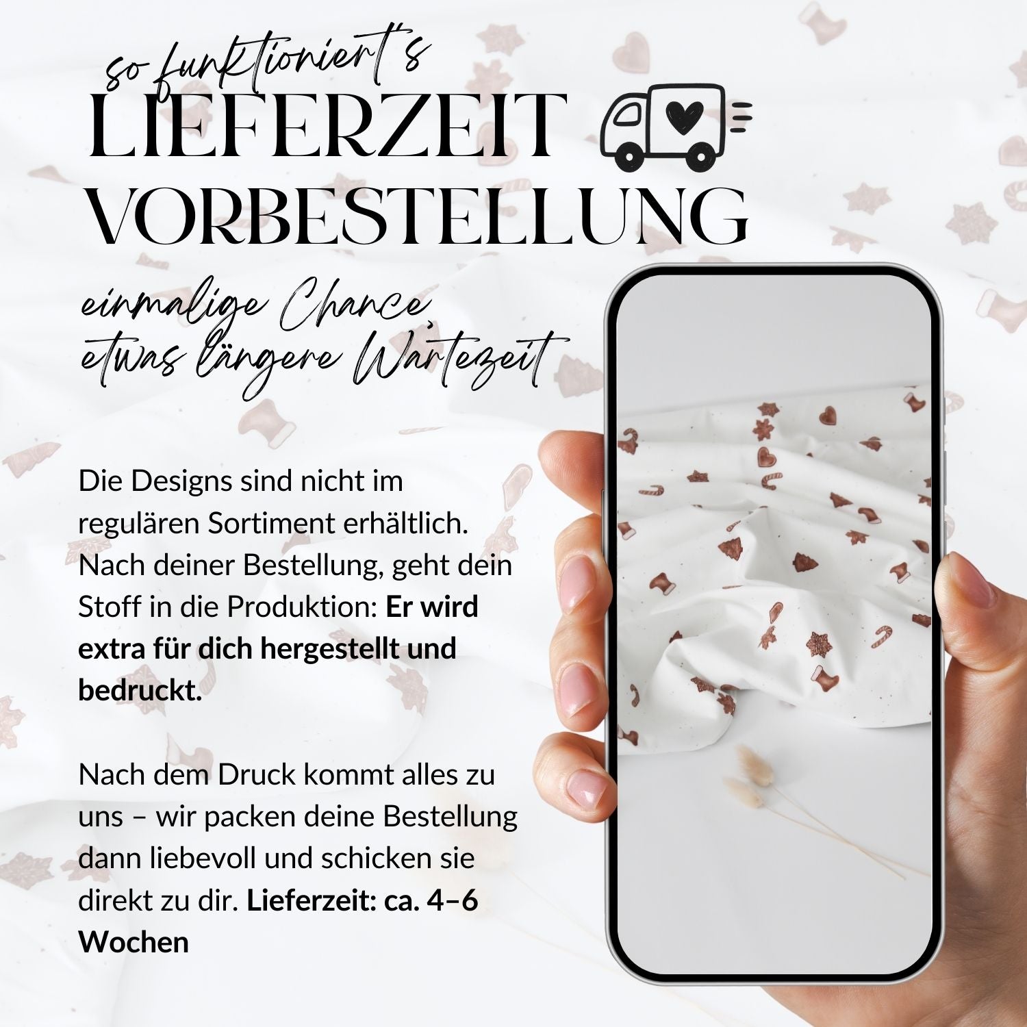 Vorbestellung French Terry Gingerbread cream