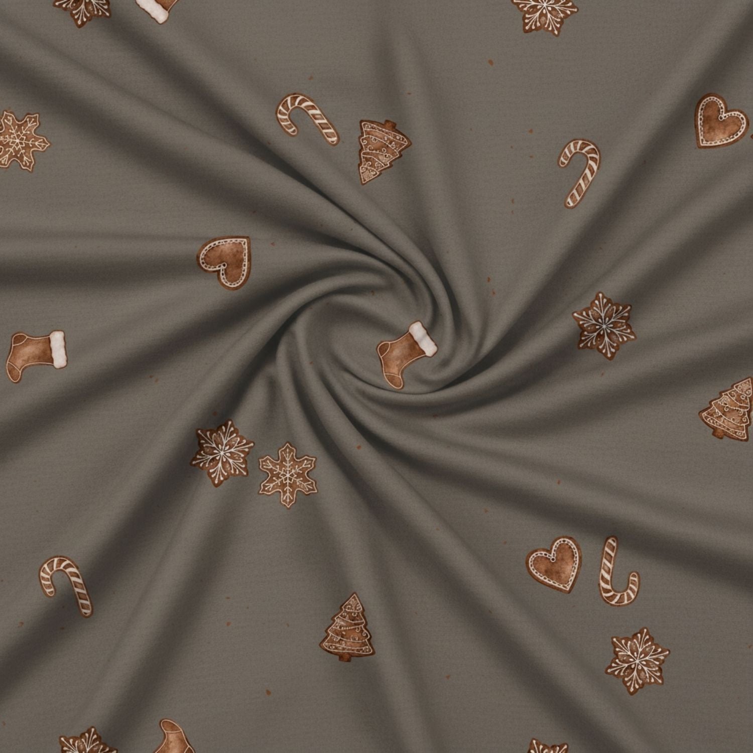 Vorbestellung French Terry Gingerbread taupe