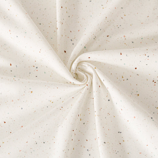 B Ware Rib Jersey Scandi Konfetti 90 cm (Webfehler)